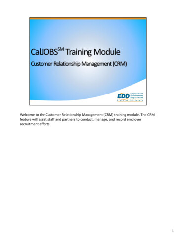 Welcome To The Customer Relationship Management (CRM .