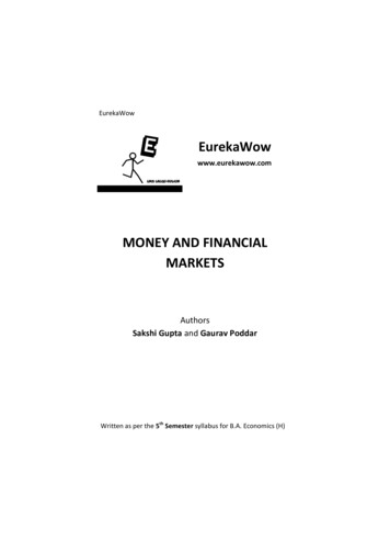Money And Financial Markets - WordPress 
