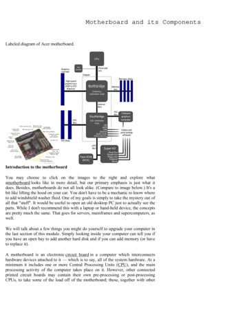 Labeled Diagram Of Acer Motherboard. PDF Free Download