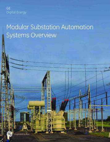 Modular Substation Automation Systems Overview
