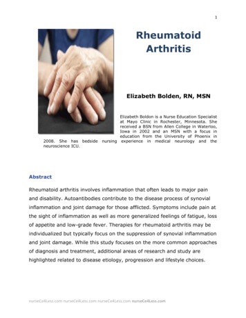 Rheumatoid Arthritis - Nursing CEUs Online