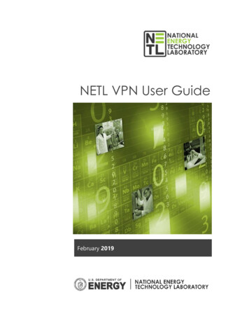 NETL VPN User Guide