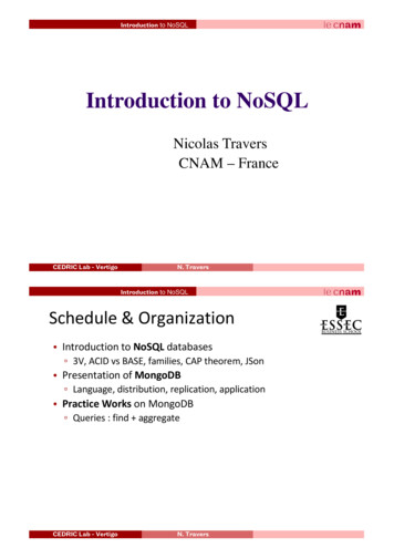 Introduction To NoSQL - Chewbii 