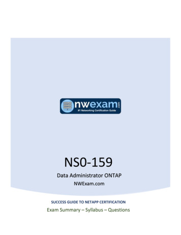 NS0-159 - NWExam
