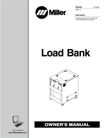 Load Bank - MillerWelds