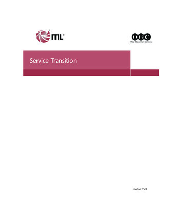 Service Transition - YouTube
