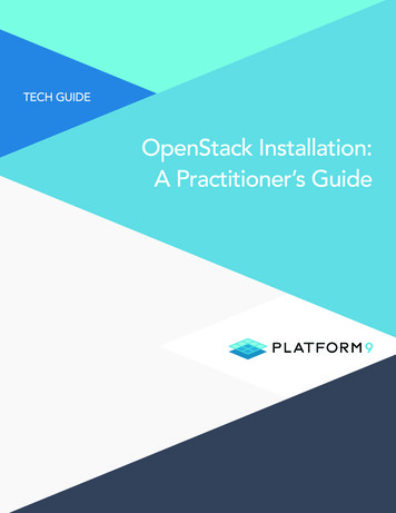OpenStack Installation: A Practitioner’s Guide