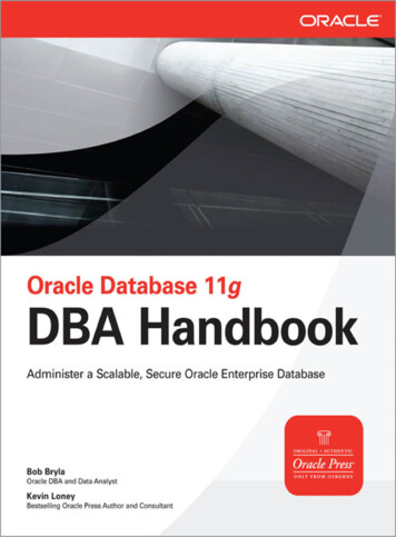 Oracle Database DBA Handbook - WordPress 
