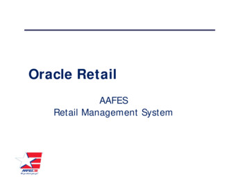 Oracle Retail Merchandise Systems Jun10.ppt