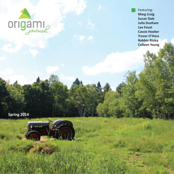 Origami Journal - 2014 Spring