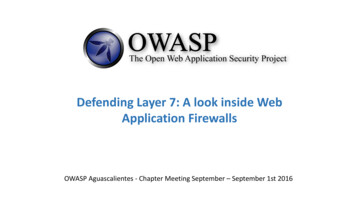 Defending Layer 7: A Look Inside Web Application Firewalls