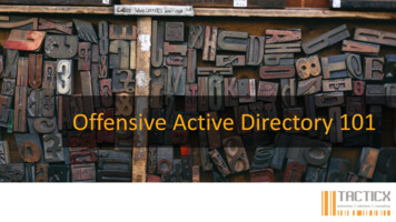 Offensive Active Directory 101 - OWASP
