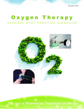 Oxygen Therapy - CRTO