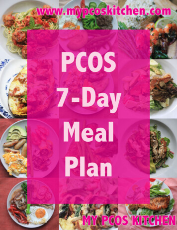 PCOS 7-Day Meal Plan