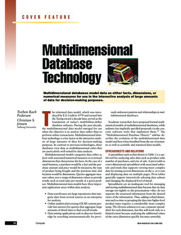 Multidimensional Database Technology - Computer