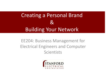 Creating A Personal Brand - Stanford University