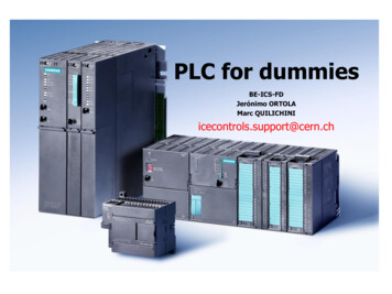 PLC For Dummies - CERN
