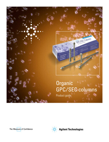 Organic GPC/SEC Columns - HPLC
