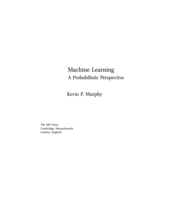 Machine Learning - University Of British Columbia