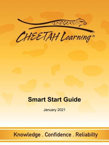 Smart Start Guide - Cheetah Learning - 844-800-4767 PMP .
