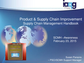 Supply Chain Management Handbook - ASQ