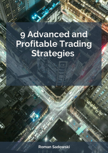 9 Advanced And Profitable Trading Strategies