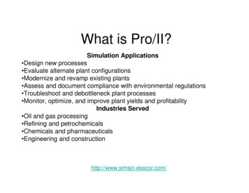 What Is Pro/II? - Ou