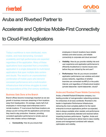 Riverbed Accelerate And Optimize Mobile-First Connectivity .