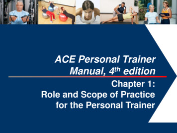ACE Personal Trainer Manual, 4 Edition