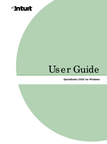 QuickBooks 2006 User Guide - Anon.intuit-uk.speedera .