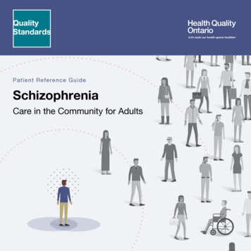 Patient Reference Guide Schizophrenia