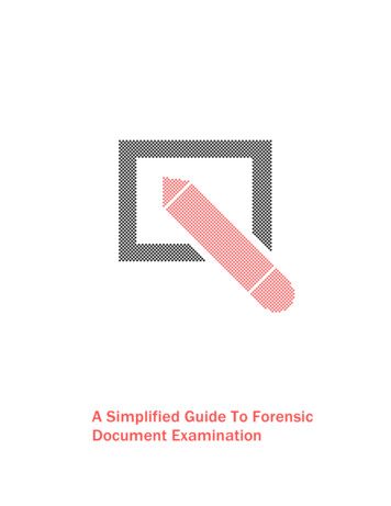 A Simplified Guide To Forensic Document Examination