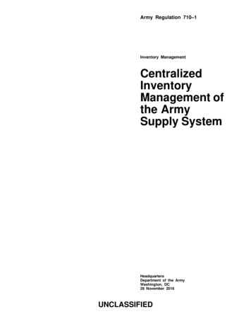 Inventory Management Centralized Inventory Management Of .