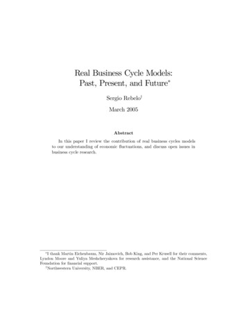 Real Business Cycle Models: Past, Present, And Future