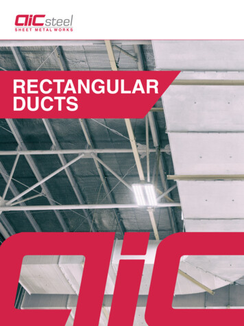 RECTANGULAR DUCTS - AIC STEEL