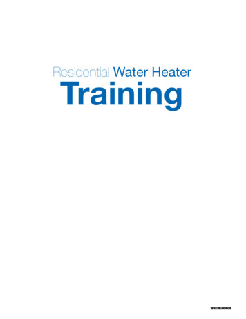 Residential Water Heater Training - BlueVolt