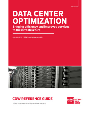 Data Center Optimization Reference Guide