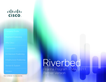 Architecture Positioning Riverbed - Cisco