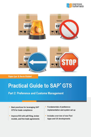 Practical Guide To SAP GTS