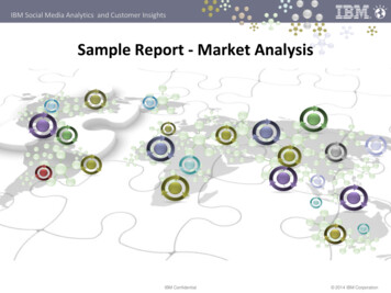 Sample Report - Market Analysis - Template