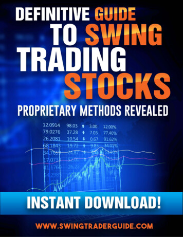 The Definitive Guide To Swing Trading Stocks Edition 5