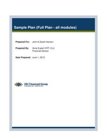 Sample Plan (Full Plan - All Modules) - Ativa