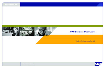 SAP Business One Blueprint