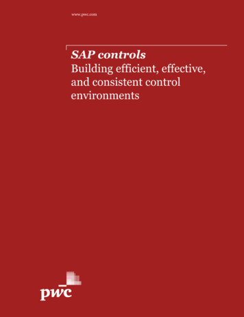 SAP Controls - Pwc