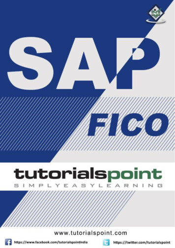 SAP FICO - Tutorialspoint