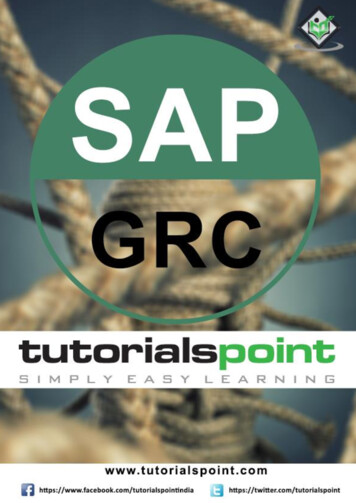 SAP GRC - Tutorialspoint