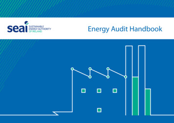 Energy Audit Handbook - SEAI