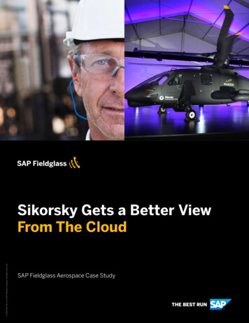 Sikorsky Gets A Better View From The Cloud With SAP Fieldglass