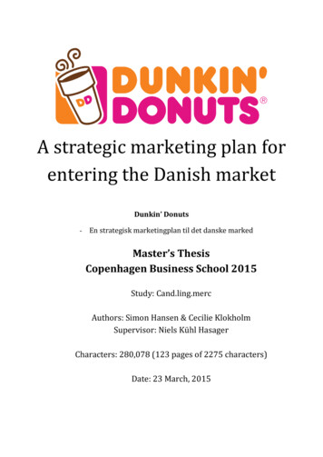 A Strategic Marketing Plan For Entering The Danish Market