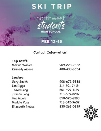 Contact Information - Northwest Bible